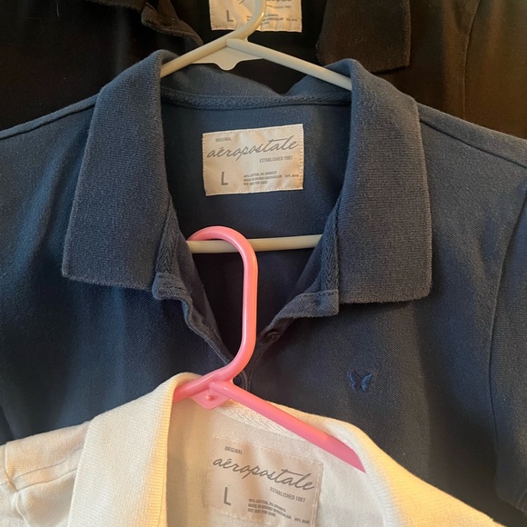 Aeropostale polos. 3 all are size Large - Picture 2 of 7